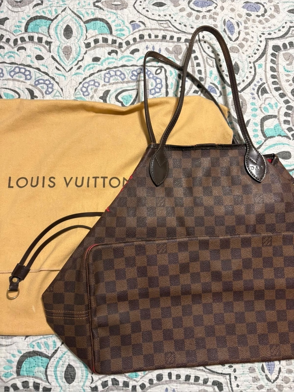 Louis Vuitton Neverfull MM (Damier Ebene) – Prime Restoration Project - Picture 2 of 14